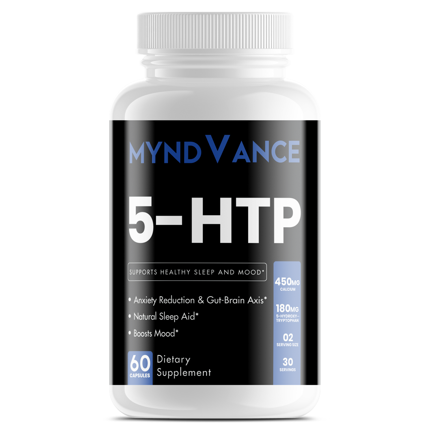 5-HTP - Healthy Sleep, Mood, Anxiety Reduction