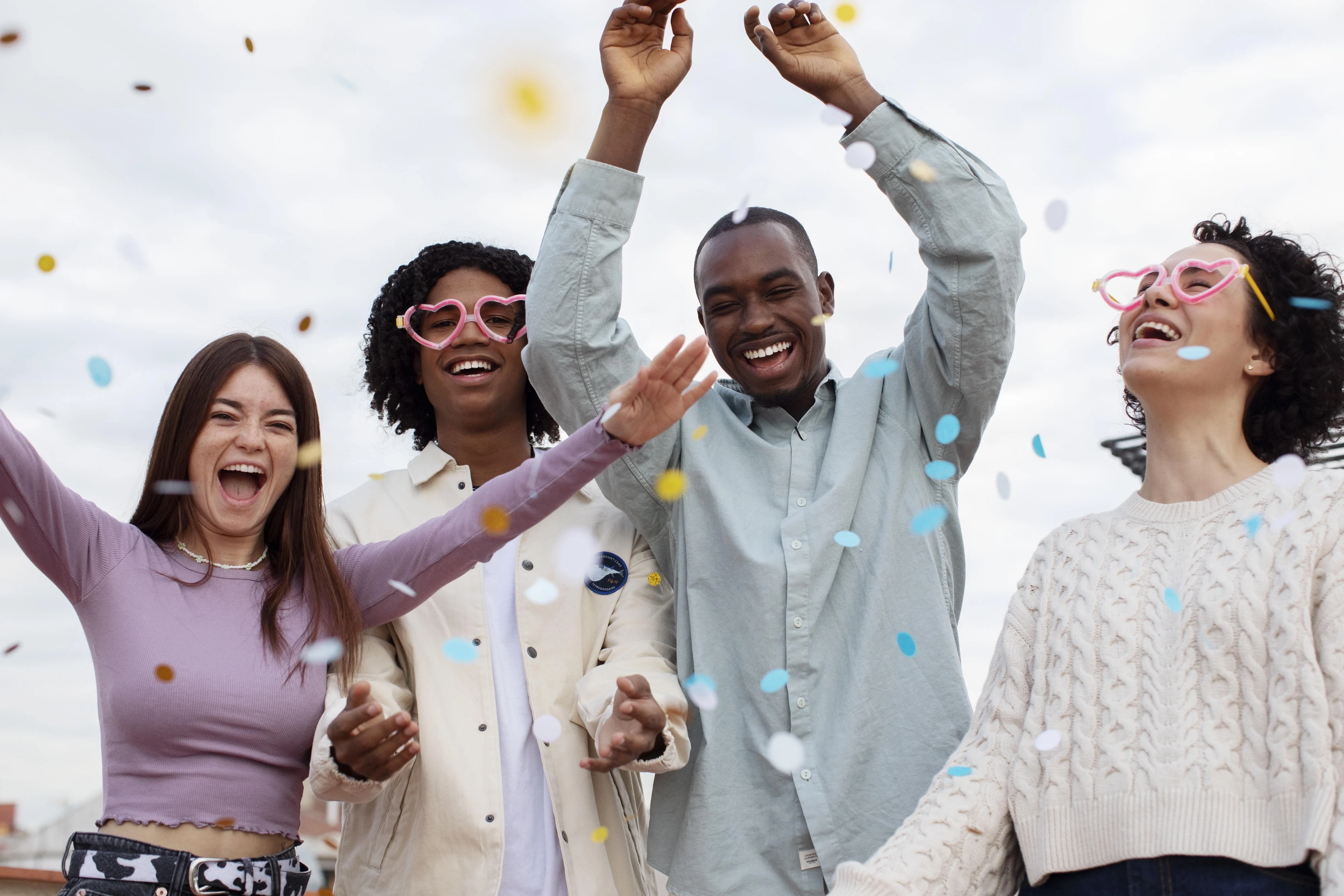 Group Celebrating